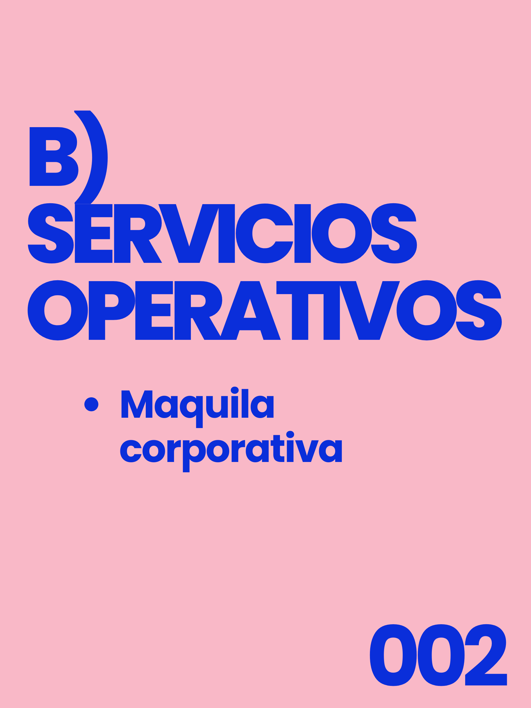 Servicios operativos